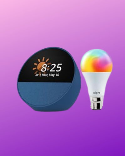 Echo Spot + Smart bulb