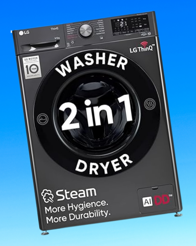 LG 9Kg/5Kg Front Load Washing Machine