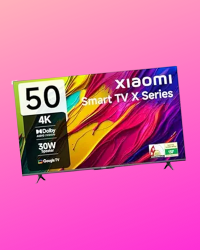 Xiaomi MI 125 cm (50") X Series 4K LED Smart Google TV L50MA-AUIN (Black)